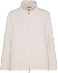 Elena Miro - Caban Boxy High Collar Zip Jacket - Lyst