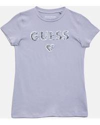 Guess - Eco Stella Logo Tee (7-14) - Lyst