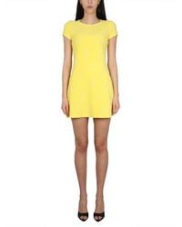 DSquared² - Slim Fit Mini Dress With Gyro Necklace Detail - Lyst