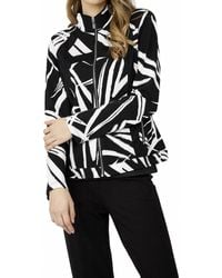 FRANK LYMAN - Knit Zip Front Jacket - Lyst