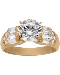 Designs by Gioelli - 10K Cubic Zirconia Ring, 7 - Lyst