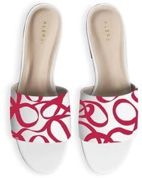 Alepel - Ribbon Slide Sandal - Lyst