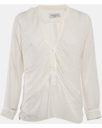 Sandro - Chiffon Pleated Blouse - Lyst