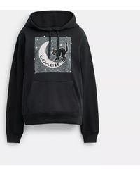 COACH - Halloween Cat Moon Signature Square Hoodie - Lyst