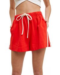 Wishlist - Side Striped French Terry Shorts - Lyst