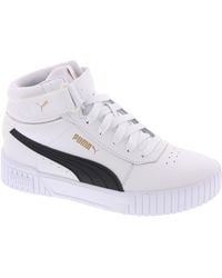 PUMA - Carina 2.0 Leather Gym High-top Sneakers - Lyst