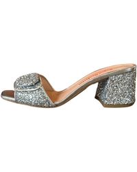 Rupert Sanderson - Harper Crystal Block Heel Sandal - Lyst