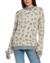 Splendid - Mal Leopard Wool-blend Sweater - Lyst