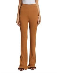 A.L.C. - Logan Rib-Knit Flared Pants - Lyst