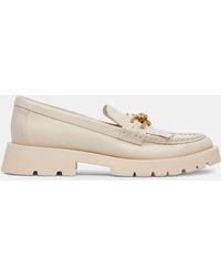 Dolce Vita - Erna Wide Flats Ivory Leather - Lyst
