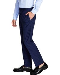 Calvin Klein - Slim Fit Plaid Suit Pants - Lyst