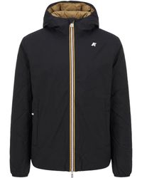 K-Way - Hooded Puffer Jacket - Lyst