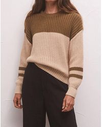Z Supply - Lyndon Color Block Sweater In Tribe - Lyst