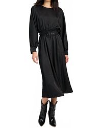 Sadie & Sage - Mood Boost Dolman Sleeve Belted Midi Dress - Lyst