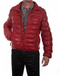 Scully - Ribbed Leather Jacket - Lyst