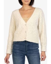 Kut From The Kloth - Petra Button Down Crop Cardigan - Lyst