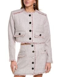 Toccin - Lainey Cropped Tweed Jacket - Lyst