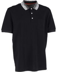 Missoni - Chevron Collar Polo Shirt - Lyst