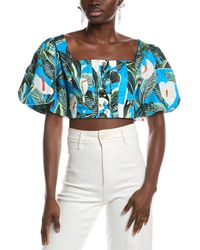FARM Rio - Anthurium Garden Crop Top - Lyst