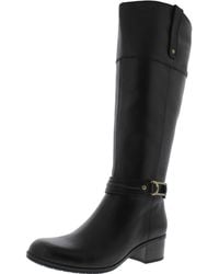 Bandolino - Coloradee Faux Leather Block Heel Knee-high Boots - Lyst