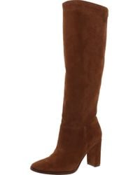 Ralph Lauren - Artizan Tall Laceless Suede Knee-High Boots - Lyst