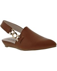 Bellini - Fret Ankle Strap Pointed Toe Wedge Sandals - Lyst