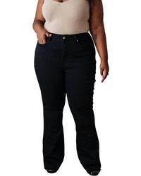Judy Blue - High Rise Control Top Flare Jeans - Lyst