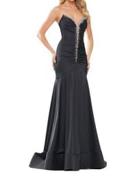 Colors Dress - Strapless V-Neckline Floor-Length Dress - Lyst