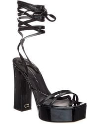 Giuseppe Zanotti - Blasvegas 80 Leather Platform Sandal - Lyst