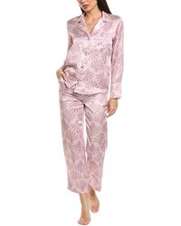 Petite Plume - 2Pc Classic Silk Pajama Set - Lyst