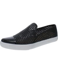 Jibs - Slim Leather Perforated Slip-on Sneakers - Lyst
