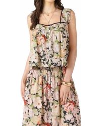 Dex Clothing - Pintuck Detail Button Up Tank Top - Lyst