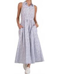 Elan - Collared Midi Dress - Lyst