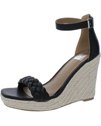 DV by Dolce Vita - Faux Leather Ankle Strap Wedge Sandals - Lyst