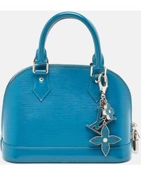 Louis Vuitton - Cyan Epi Leather Alma Bb Bag - Lyst