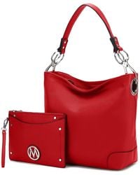MKF Collection by Mia K - Viviana 2Pcs Hobo Bag With Wristlet By Mia K - Lyst