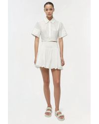 Jonathan Simkhai - Pippa Bubble Mini Skirt - Lyst