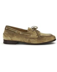 Bally - Beige Buffalo Leather Slip - Lyst