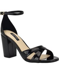 Nine West - Saile 3 Patent Metallic Ankle Strap - Lyst