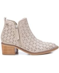 Xti - Suede Ankle Booties By - Lyst