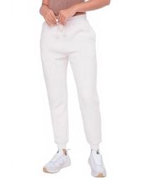Mono B - Quilted Drawstring Joggers - Lyst
