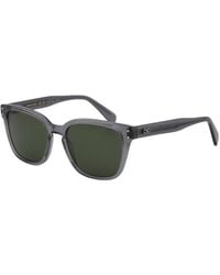 Ferragamo - Sunglasses Square Full Rim, Transparent Frame And Lens Sf1040Scp020 - Lyst
