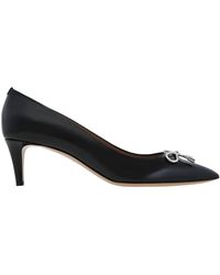 Bally - Bruki Bow Embellished Patent Pumps - Lyst
