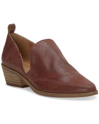 Lucky Brand - Mahzan Comfort Insole Slip On Loafer Heels - Lyst