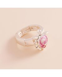Fashnzfab - Enamel Sea Turtle Locket Stretch Ring - Lyst