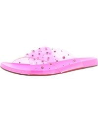 Jessica Simpson - Tislie Open-Toe Slip-On Slide Sandals - Lyst