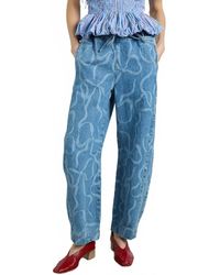 Damson Madder - Felix Straight Leg Jeans - Lyst