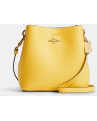 Coach Outlet Mini Town Bucket Bag - Yellow