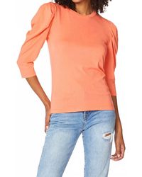Bobi - 3/4 Puff Sleeve Tee - Lyst