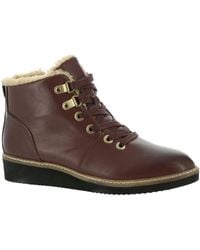 Softwalk - Wilcox Leather Lace-up Booties - Lyst